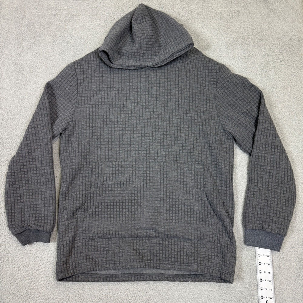 Arrowhead Tactical Apparel Mens 3XL Gray Grid Fleece Waffle Knit Hoodie Pullover